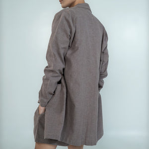 Open image in slideshow, Short Trench coat
